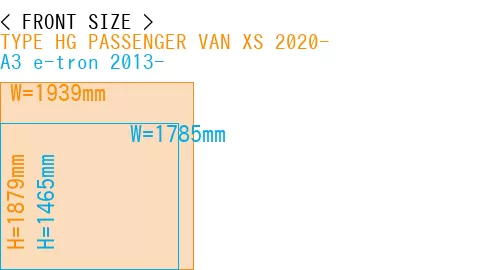 #TYPE HG PASSENGER VAN XS 2020- + A3 e-tron 2013-